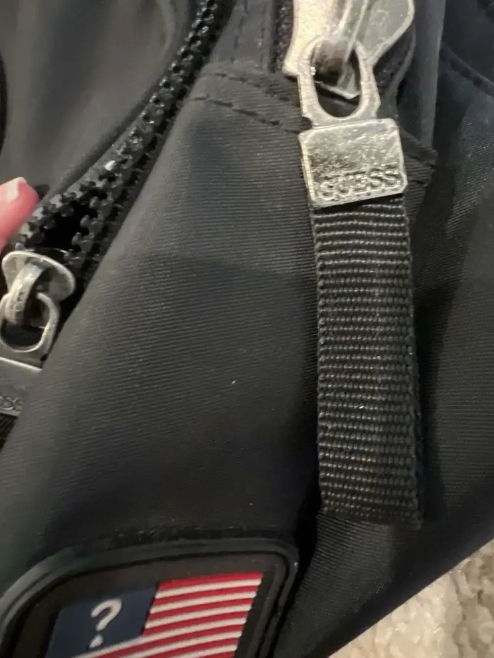 Guess Sport Big On Life Black Sling Crossbody Bag Y2K